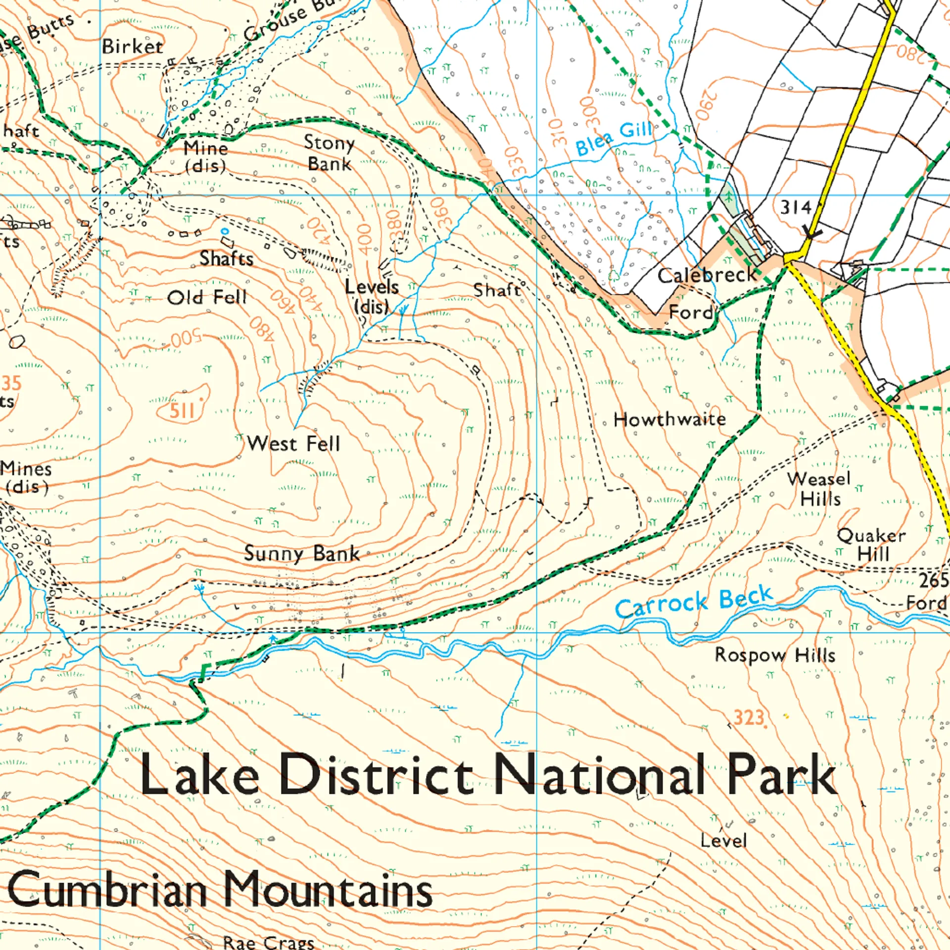 Ordnance Survey Explorer OL 5 The English Lakes North-Eastern Area