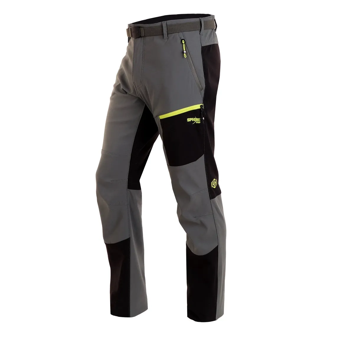 SPHERE PRO ZIMAR-V2 PANTALONI TECNICI INVERNALI UOMO TRASPIRANTI ANTIVENTO PER TREKKING/HIKING - NUOVI ARRIVI 23/24 - COLORE: BREA/NERO/LIME